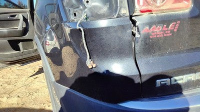 2007-2012 Gmc Acadia Driver Left Rear Bumper Corner End Cap 58U Carbon Black