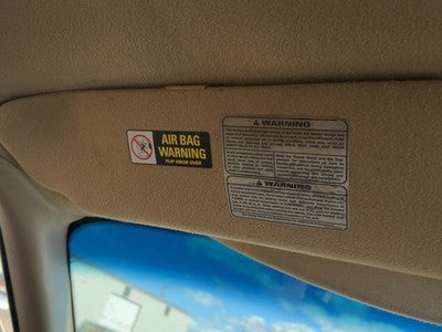 1999 Ford F150 Driver Left Sun Visor Oem Tan Ex