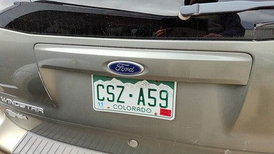 1999-2003 Ford Windstar Rear Hatch Trim Panel With Handle Oem Lifgate Green