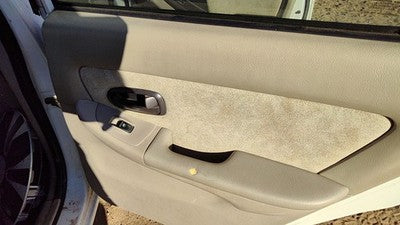 01-03 Hyundai Elantra Passenger Right Rear Inside Door Trim Panel Only Back Tan