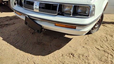 1985-1987 Olds Ciera Front Bumper Cover Assembly Oem White 22522863