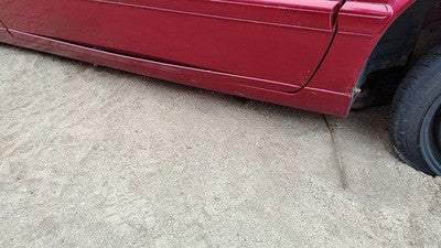 95-02 Eldorado Passenger Right Lower Rocker Panel Moulding Side Crimson Red 86U