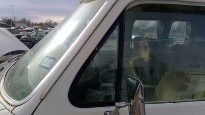 75-84 Ford Van E250 Driver Left Front Vent Window Small Door Glass With Frame