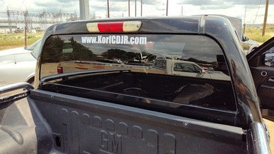 2004-2012 Gmc Canyon Back Glass Rear Window Oem 15131397