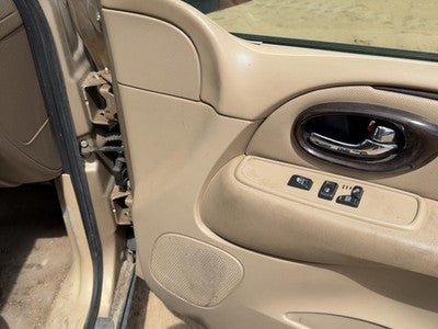 2004 Buick Rainier Passenger Right Front Door Trim Panel With Switches Tan 332