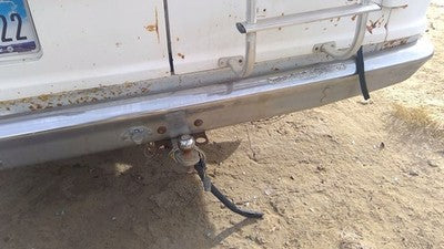 1975-1985 Ford Van E250 Chrome Rear Bumper Assembly With Brackets Oem E8uz17906a