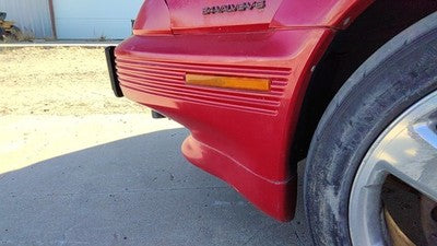 1991-1995 Grand Prix Front Bumper Cover Assembly Oem Red 2 Door 10252361