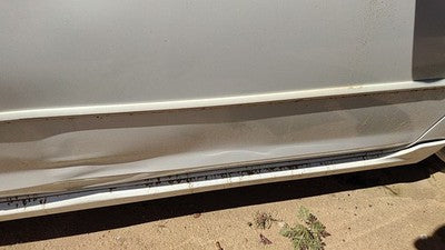 07-09 Mazda 3 Passenger Right Front Moulding From Door Oem Trim Strip White 34K