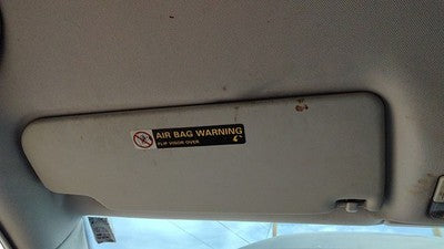2000-2005 Vw Passat Driver Left Sun Visor Oem 3B0857551s2f4