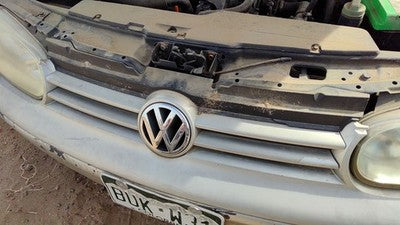 1999-2002 Vw Cabrio Convertible Front Grille Assembly Oem Silver 1E0853653Gru