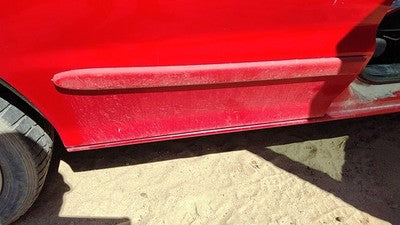 1995-05 Chevy Cavalier Passenger Right Rear Moulding From Door Back Trim Red 74U