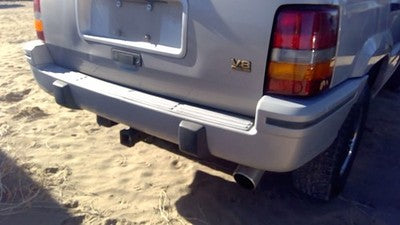 1993-1995 Jeep Grand Cherokee Rear Bumper Cover Assembly Oem Back Silver