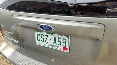 1999-2003 Ford Windstar Rear Hatch Trim Panel With Handle Oem Lifgate Green
