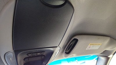 01-03 Grand Caravan Center Overhead Console Dome Light Map Lamp Cubby Gray E7l5