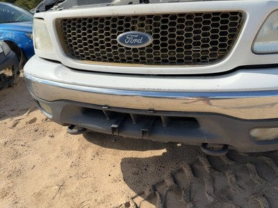 1999-2004 Ford F150 Front Bumper With Brackets Assembly Oem White Yz Xl3Z17757Aa