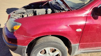 2003-2006 Mitsubishi Outlander Driver Left Front Fender Oem Red Mr990117