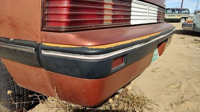 1985-1987 Pontiac Sunbird Rear Bumper Cover Assembly Oem Back Brown 10026826