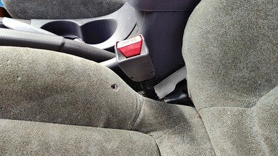 2001-2003 Hyundai Elantra Driver Left Front Seat Belt Buckle Receiver Oem Gray