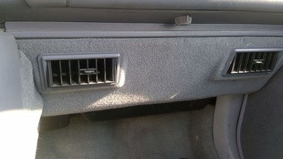 88-92 2 Door Passenger Lower Dash Under Column Knee Bolster Trim Panel Gray
