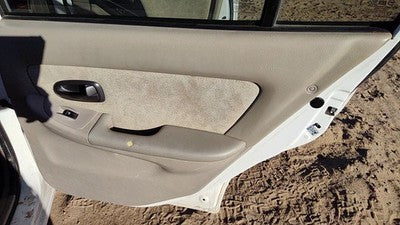 01-03 Hyundai Elantra Passenger Right Rear Inside Door Trim Panel Only Back Tan