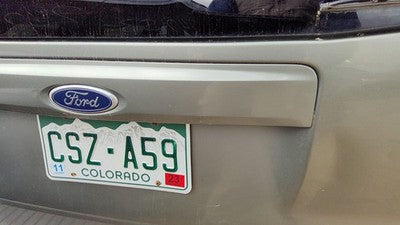 1999-2003 Ford Windstar Rear Hatch Trim Panel With Handle Oem Lifgate Green