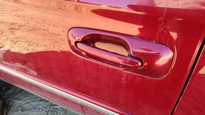 01-07 & Country Passenger Right Rear Outside Door Handle Back Inferno Red Prh