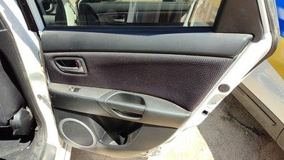 07-09 3 Passenger Right Rear Inside Door Trim Panel With Switches Back Black Br6