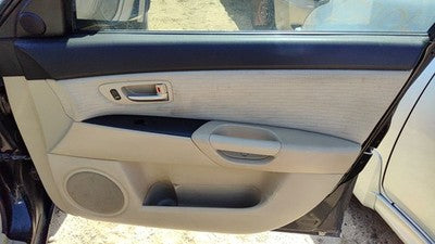 07-09 3 Passenger Right Front Inside Door Trim Panel With Switches Beige Br7