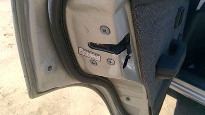 1990 Corolla Station Wagon Driver Left Rear Door Latch With Rods/Cables Back