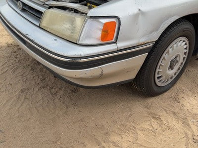 1990-1991 Subaru Legacy Front Bumper Cover Assembly Oem Silver 57720Aa010
