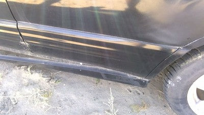 01-02 Subaru Forester Driver Left Rear Moulding From Door Back Trim Strip Black