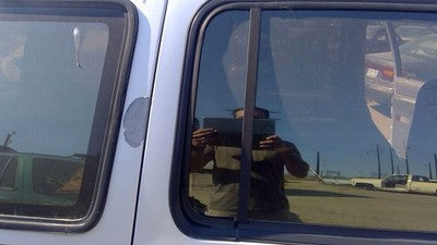 91-97 Ford Explorer Passenger Right Rear Vent Window Back Door Glass With Frame