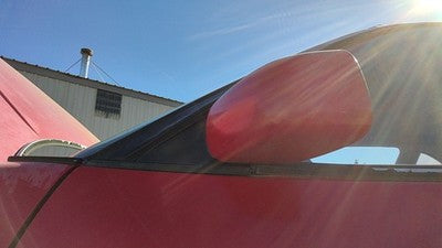 1990-1996 Grand Prix Driver Left Side Mirror Power Door Mounted Oem Red 2 Door