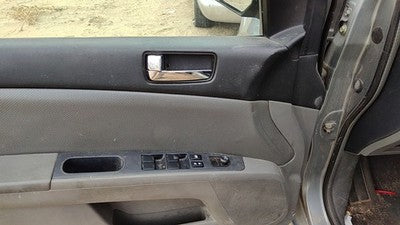 08-09 Sentra Driver Left Front Door Trim Panel With Master Switch Charcoal W
