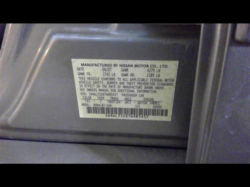 2007-2009 Nissan Altima Engine Assembly/Motor