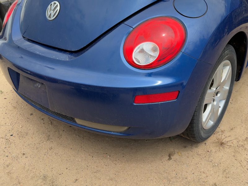 2006-2010 Volkswagen Beetle (type 1) Rear Bumper Assembly