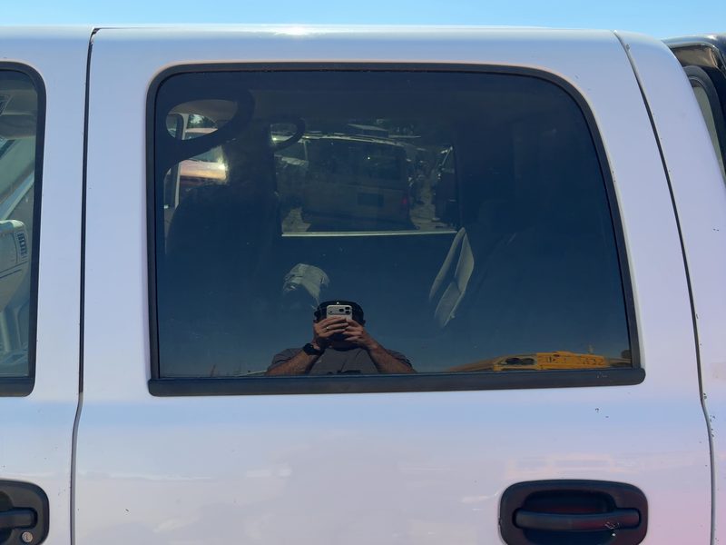 2000-2007 Chevrolet 2500 Silverado Pickup Rear Door Glass/Window LH