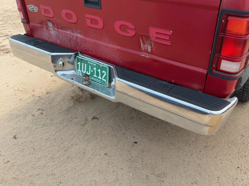 1987-1996 Dodge Dakota (mid-size) Rear Bumper Assembly