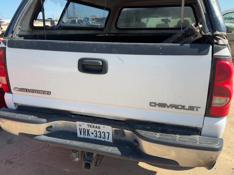 1999-2007 Chevrolet 2500 Silverado Pickup Trunk/Decklid/Hatch/Tailgate