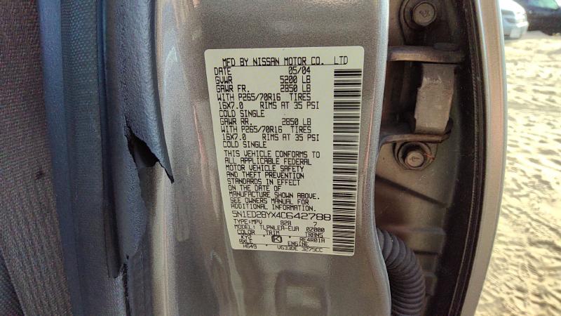 2002-2004 Nissan Xterra Fuel Tank Assembly