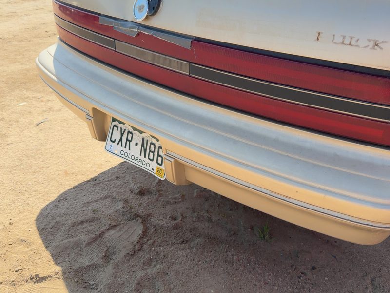 1989-1996 Buick Century Rear Bumper Assembly