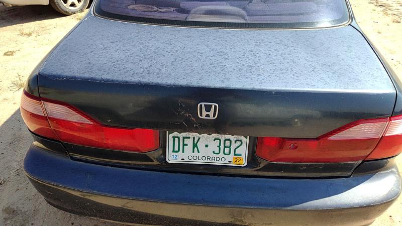1998-2000 Honda Accord Trunk/Decklid/Hatch/Tailgate