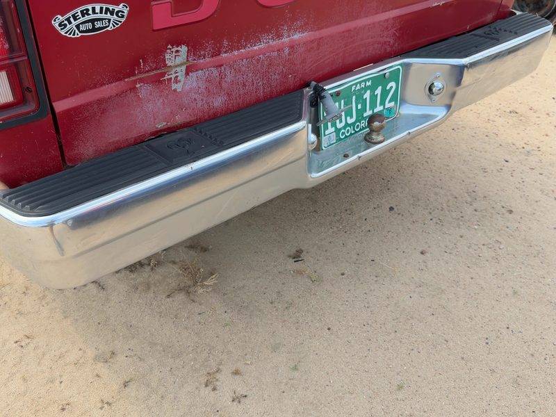 1987-1996 Dodge Dakota (mid-size) Rear Bumper Assembly