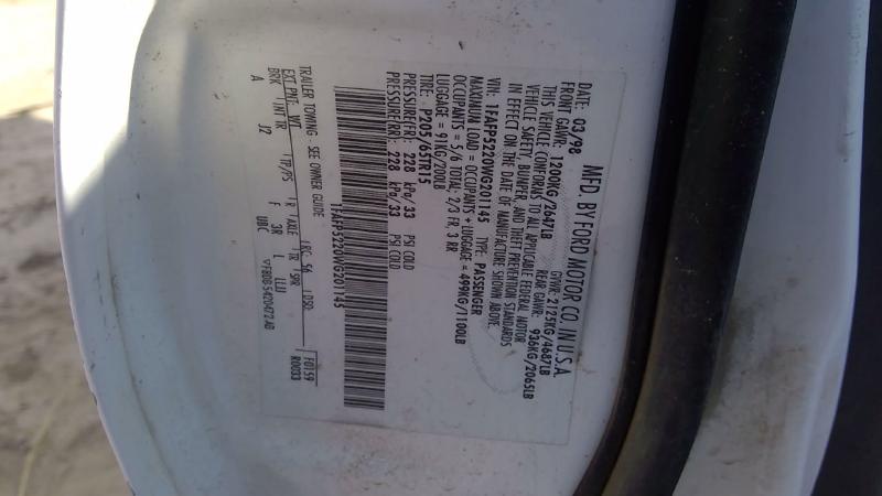 1996-1999 Ford Taurus(see Also Taurus X) Lower Control Arm Rr LH