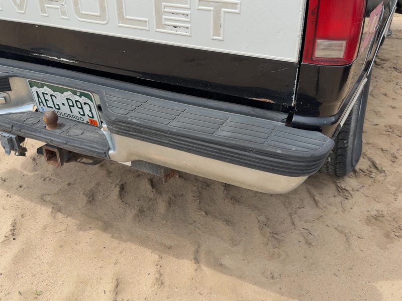 1988-2000 Chevrolet Pickup 1500 Series Rear Bumper Assembly