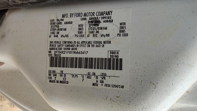 1999-2007 Ford F250 Super Duty Pickup Condenser