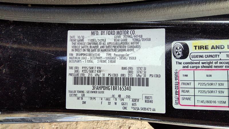 2010-2012 Ford Fusion Upper Control Arm Front LH