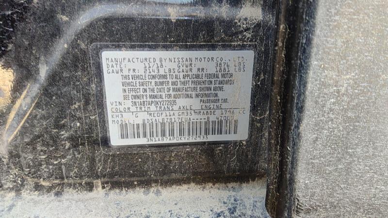 2015-2019 Nissan Sentra Crossmember/Cradle/Undercarria