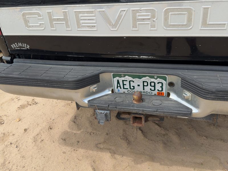 1988-2000 Chevrolet Pickup 1500 Series Rear Bumper Assembly