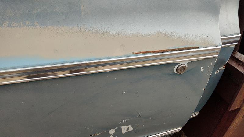 1973 Chevrolet Pickup 10 Series Front Door Moulding LH
